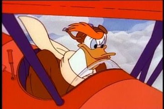 Launchpad McQuack and his flight googles