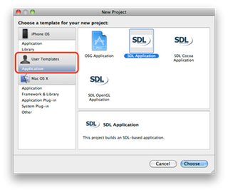 Xcode Snow Leopard Templates
